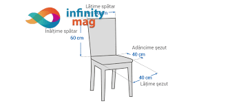 huse scaune fara volan albe creponate infinity mag