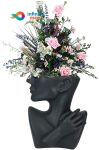 1 vaza decorativa destina neagra ceramica infinity mag human face vase (5)