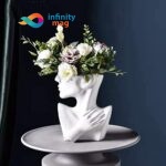 vaza decorativa ceramica face destina chip femeie infinity mag (8)