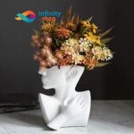 vaza decorativa ceramica face destina chip femeie infinity mag (8)