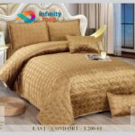 Cuvertura de pat matlasata din catifea SELECT 5 piese INFINITY MAG (1)