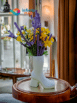 Vaza decorativa Ceramica Cizma Alba 20cm (4)