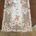Traversa de masa brodata Crystal din matase 40X180cm CRY01 (3)