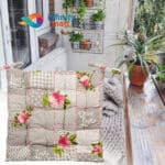Perna decorativa matlasata pentru scaun Gardeny 40x40cm PRJ30
