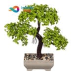 Pomisor artificial decorativ Bonsai in ghiveci de ceramica 22cm ART58 infinitymag (2)