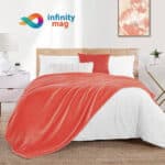 Patura usoara Bed Confort Uni cocolino 200x230cm PCD46 Corai (5)