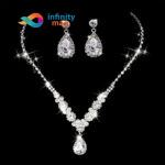Set bijuterii colier si cercei Stylish Boutique cu strasuri cristale RSY16 (1)